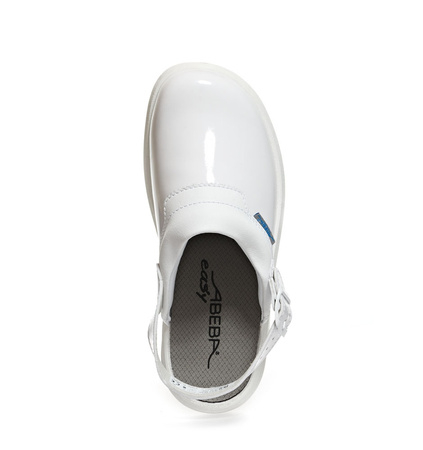 ABEBA-Footwear, OB-Damen-Arbeits-Berufs-Sicherheits-Clogs, A-micro, weiß