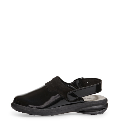 ABEBA-Footwear, Damen-Arbeits-Berufs-Sicherheits-Clogs, Easy 7621 schwarz