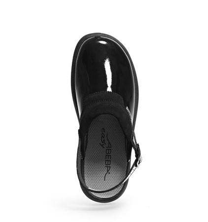 ABEBA-Footwear, Damen-Arbeits-Berufs-Sicherheits-Clogs, Easy 7621 schwarz