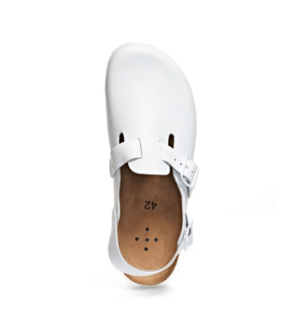 ABEBA-Footwear, OB-Damen- und Herren-Arbeits-Berufs-Clogs, weiß