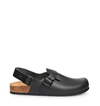 ABEBA-Footwear, OB-Damen- und Herren-Arbeits-Berufs-Clogs, schwarz