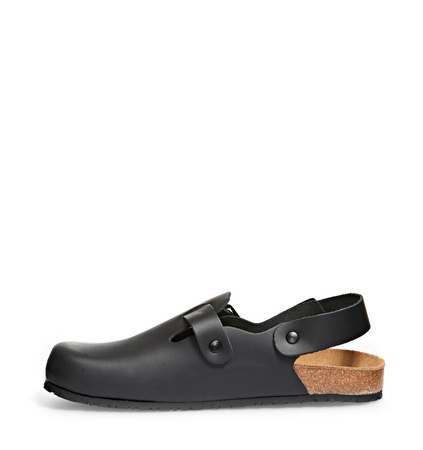 ABEBA-Footwear, OB-Damen- und Herren-Arbeits-Berufs-Clogs, schwarz