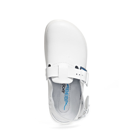 ABEBA-Footwear, OB-Damen- u. Herren-Arbeits-Berufs-Sicherheits-Clogs, weiß
