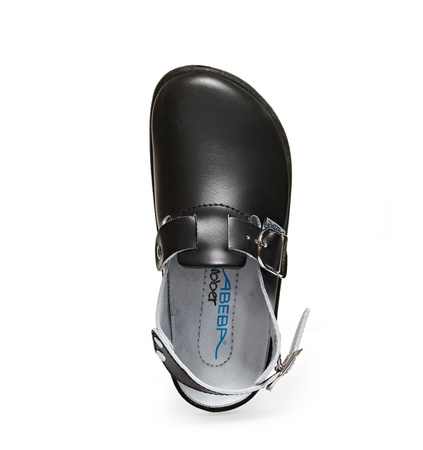 ABEBA-Footwear, Damen- u. Herren-Arbeits-Berufs-Sicherheits-Clogs, Rubber 9110 schwarz