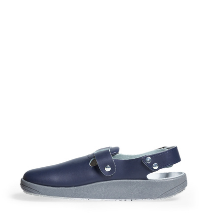 ABEBA-Footwear, OB-Damen- u. Herren-Arbeits-Berufs-Sicherheits-Clogs, marine