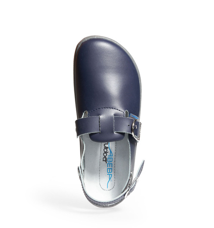 ABEBA-Footwear, OB-Damen- u. Herren-Arbeits-Berufs-Sicherheits-Clogs, marine