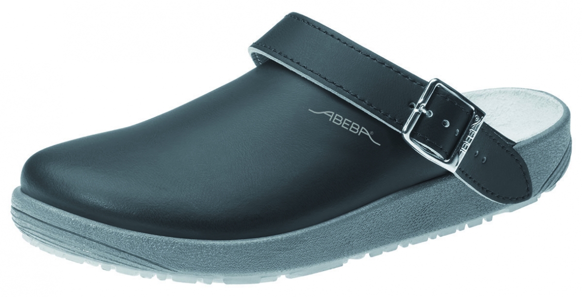 ABEBA-Footwear, Damen- u. Herren-Arbeits-Berufs-Sicherheits-Clogs, Rubber 9252 schwarz