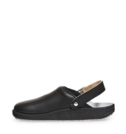 ABEBA-Footwear, Damen- u. Herren-Arbeits-Berufs-Sicherheits-Clogs, Rubber 9252 schwarz