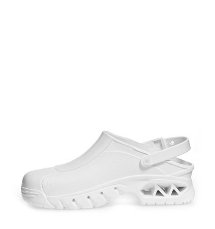 ABEBA-Footwear, Autoklavierbare Clogs, Damen- u. Herren-Arbeits-Berufs-Sicherheits-Clogs, 9600 weiß