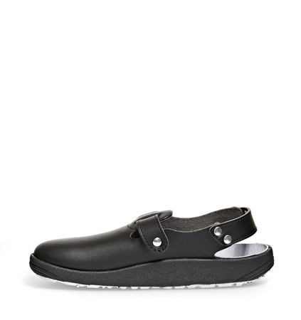 ABEBA-Footwear, OB-A-micro-Damen- u. Herren-Arbeits-Berufs-Sicherheits-Clogs, schwarz