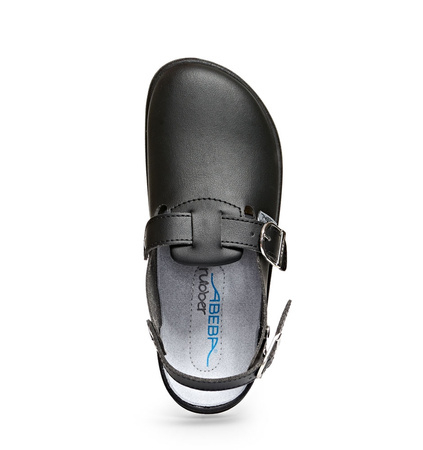ABEBA-Footwear, OB-A-micro-Damen- u. Herren-Arbeits-Berufs-Sicherheits-Clogs, schwarz