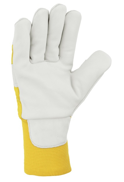 BIG-TEXXOR-Workwear, Rindvollleder-Winterbau, Leder-Arbeits-Handschuhe, Himalaya II, VE = 12 Paar