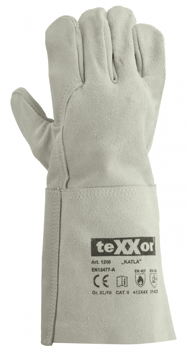 BIG-TEXXOR-Schweißerhandschuhe, Katla, natur