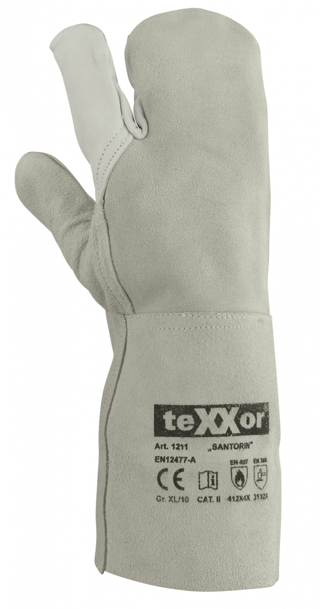 BIG-TEXXOR-3-Finger-Schweierhandschuhe, Santorin, natur