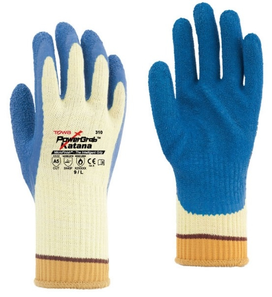 BIG-TOWA-Kevlar-Strick-Arbeitshandschuhe, PowerGrab KEV, blau