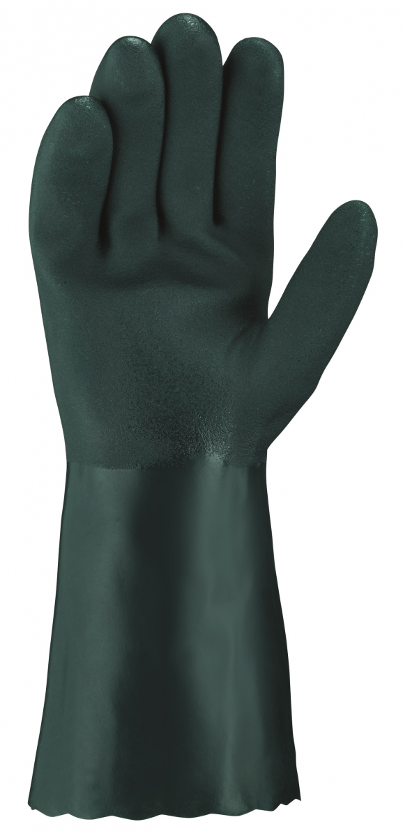 BIG-TEXXOR-Chemikalienschutz-Arbeitshandschuhe, 35 cm, grün