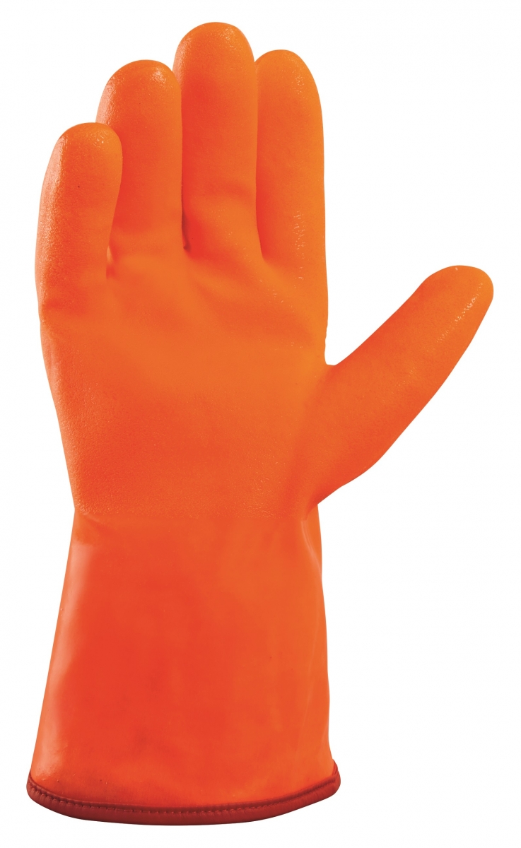 BIG-TEXXOR-PVC-Handschuhe, 32 cm, leuchtorange