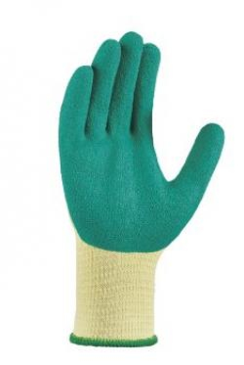 BIG-TEXXOR-Baumwoll-/Polyester-Grobstrickhandschuhe, grün