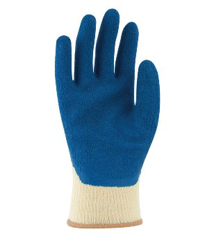 BIG-TOWA-Polyester-Strickhandschuhe, PowerGrab, blau