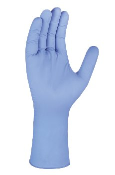 teXXor® Nitril-Einweg-Handschuhe lange Stulpe, blau