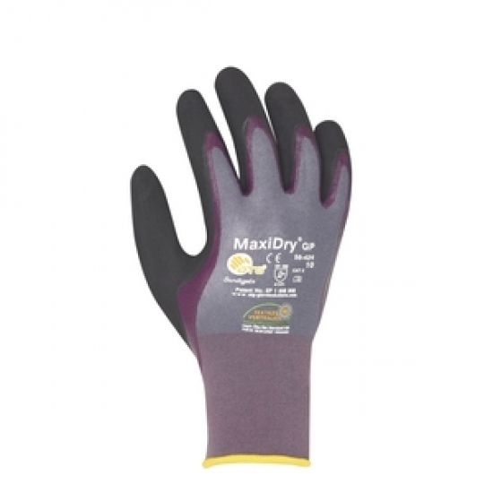 BIG-ATG-Nitril-Handschuhe, MaxiDry, grau/lila/schwarz