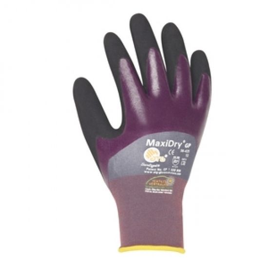 BIG-ATG-Nitril-Handschuhe, MaxiDry, grau/lila/schwarz