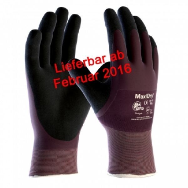 BIG-ATG-Nitril-Handschuhe, MaxiDry, lila/schwarz