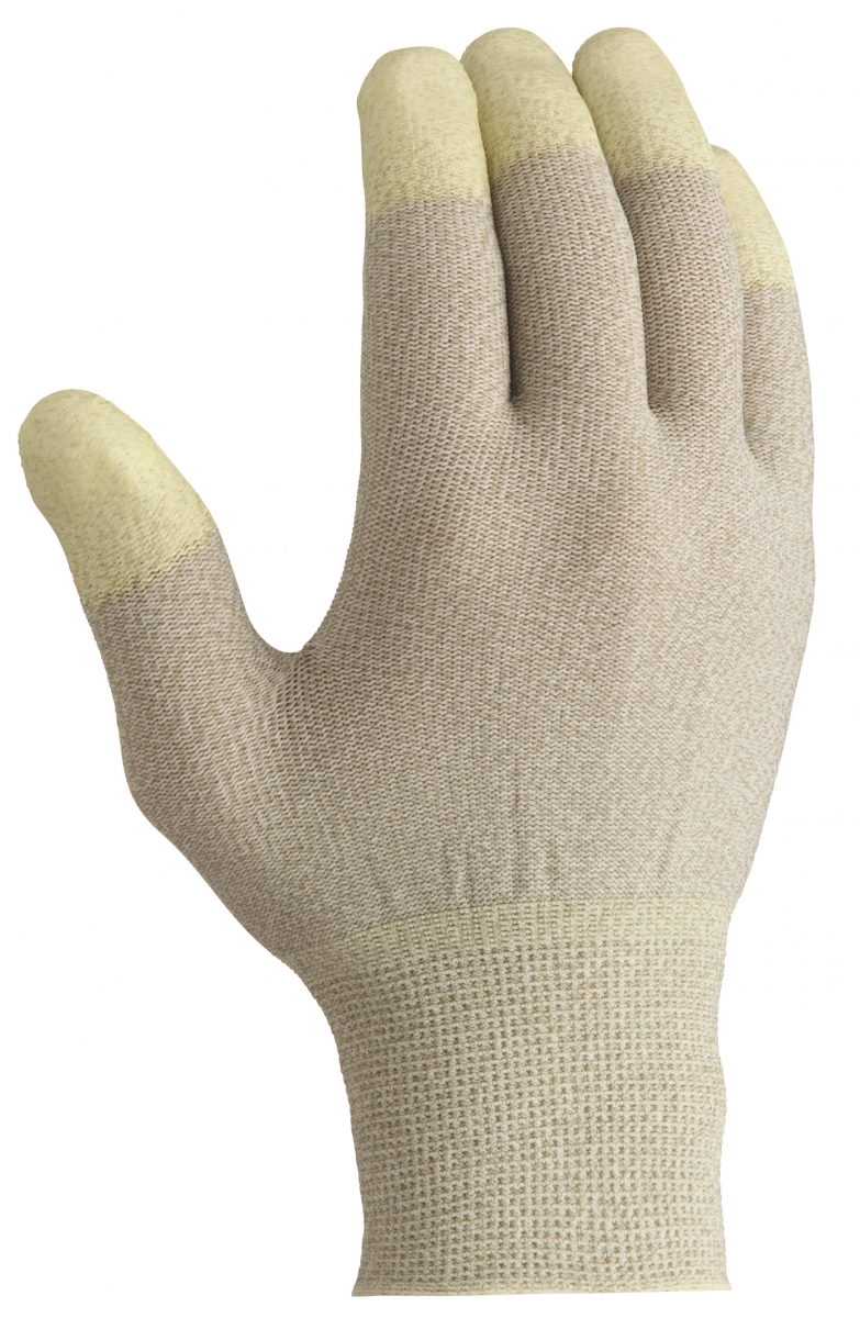 BIG-TEXXOR-ESD Nylon-/Kupfer-Strickhandschuhe, natur/weiß