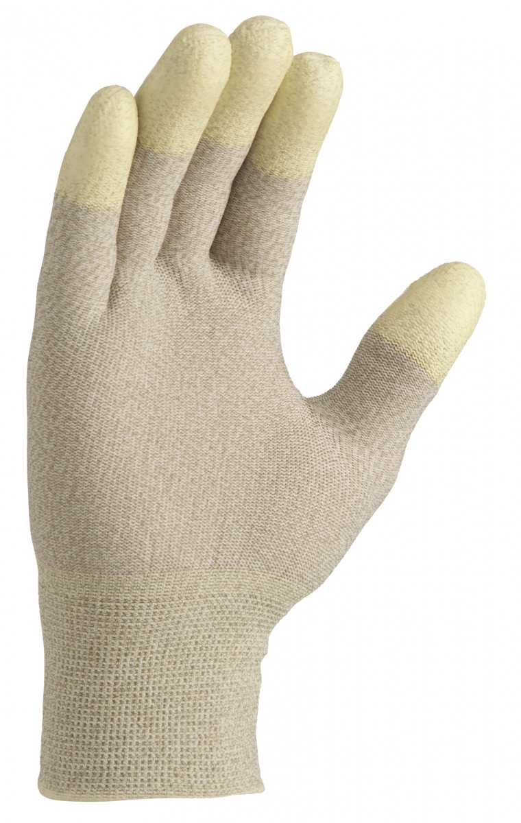 BIG-TEXXOR-ESD Nylon-/Kupfer-Strickhandschuhe, natur/weiß