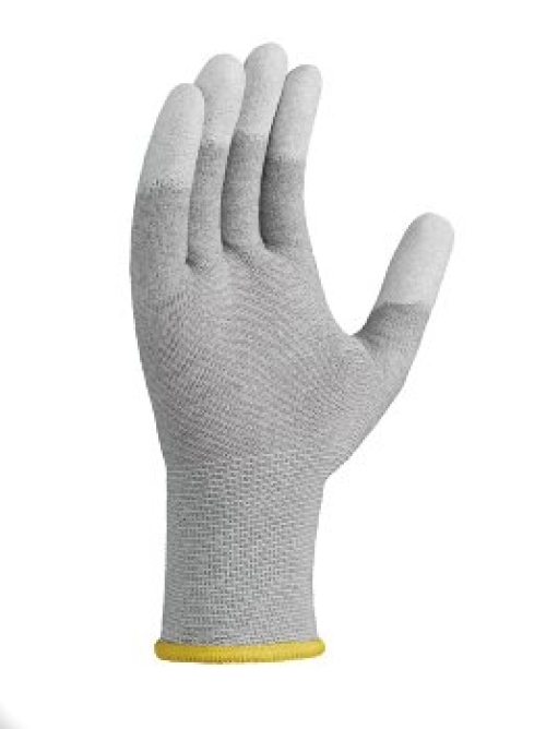BIG-TEXXOR-ESD Nylon-/Kupfer-Strickhandschuhe, natur/weiß
