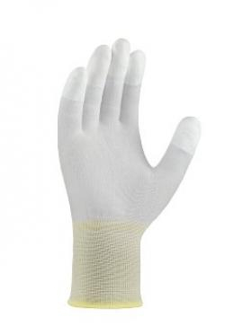 BIG-TEXXOR-Nylon-Strickhandschuhe, weiß