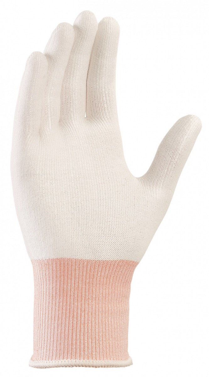 BIG-TEXXOR-Schnittschutz-Strickhandschuhe, weiß