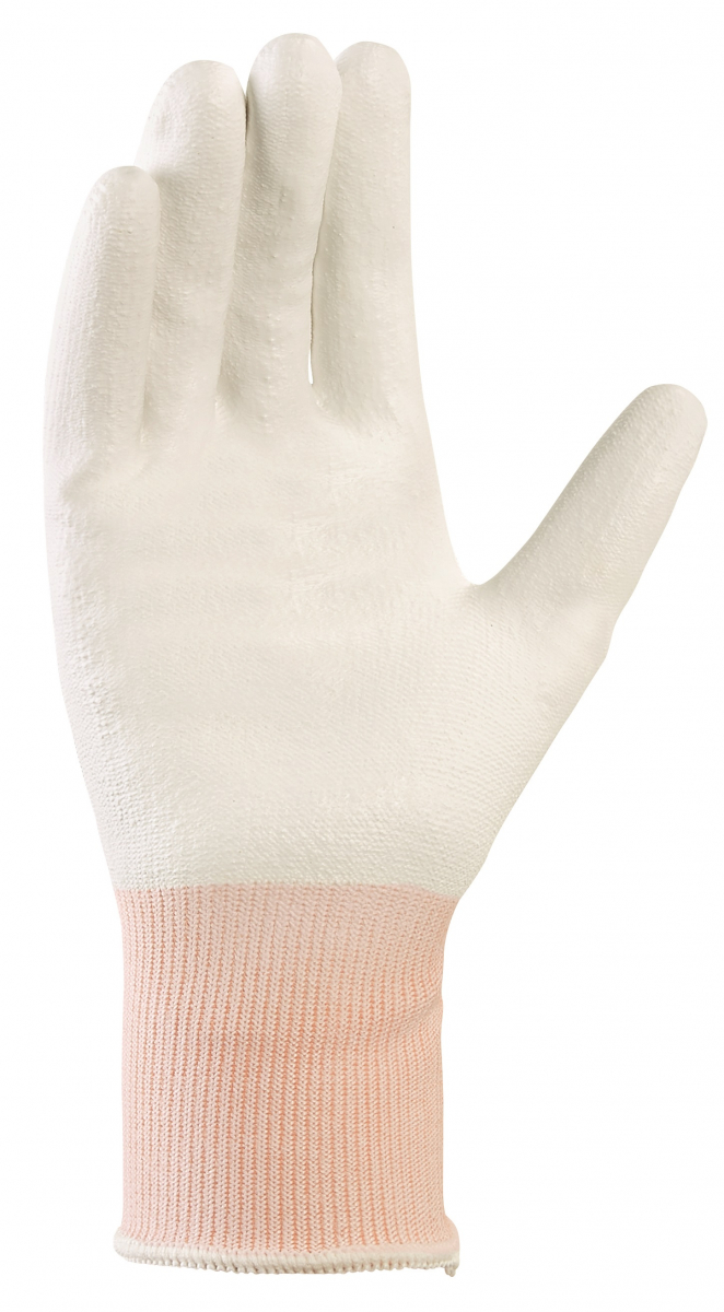 BIG-TEXXOR-Schnittschutz-Strickhandschuhe, weiß