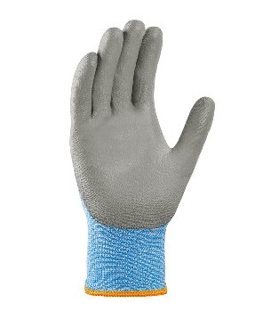 BIG-TEXXOR-Schnittschutz-Strickhandschuhe, hellblau-meliert