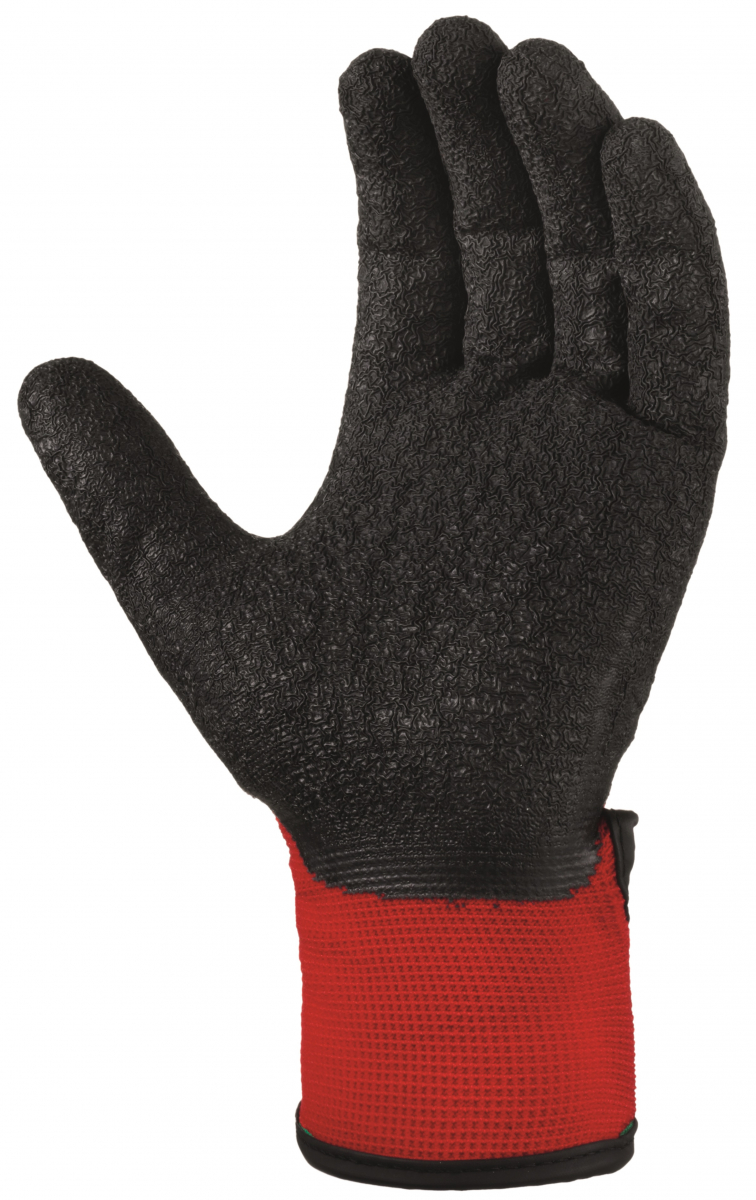 BIG-TEXXOR-Nylon-Montagehandschuhe, rot/schwarz