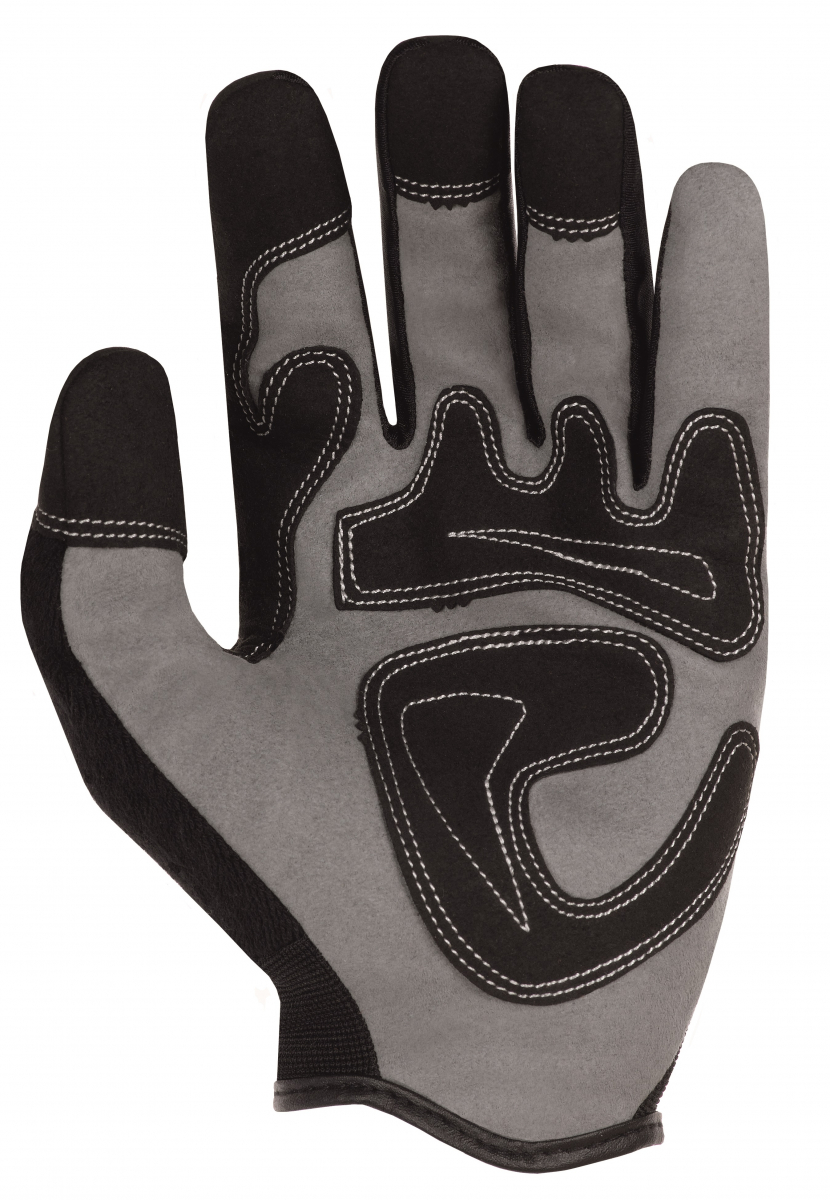 BIG-TEXXOR-Kunstlederhandschuhe, Tucson, schwarz/grau