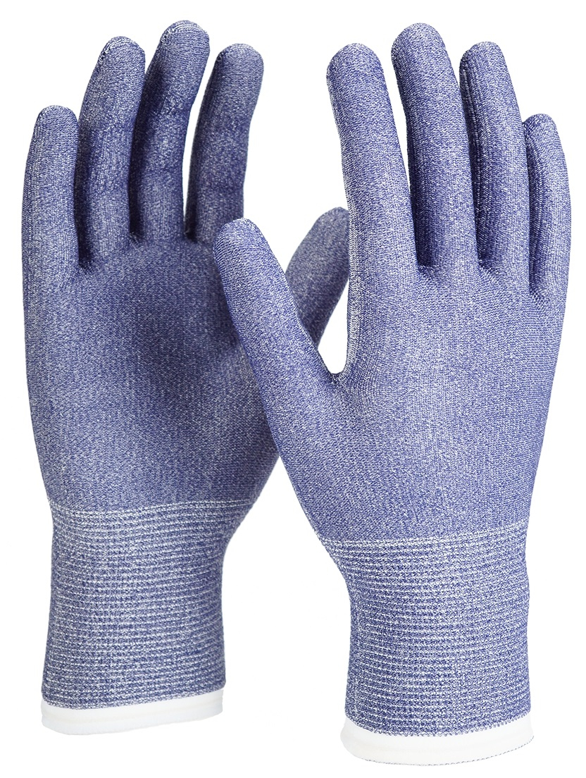 BIG-ATG-Schnittschutz-Strickhandschuhe, MaxiCut, blau