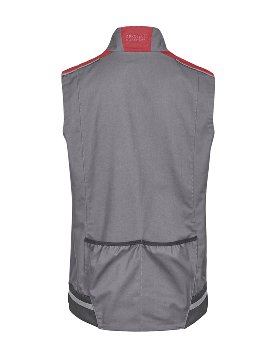 4PROTECT® Workwear Weste, grau/rot