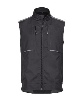 4PROTECT® Workwear Weste, schwarz/grau