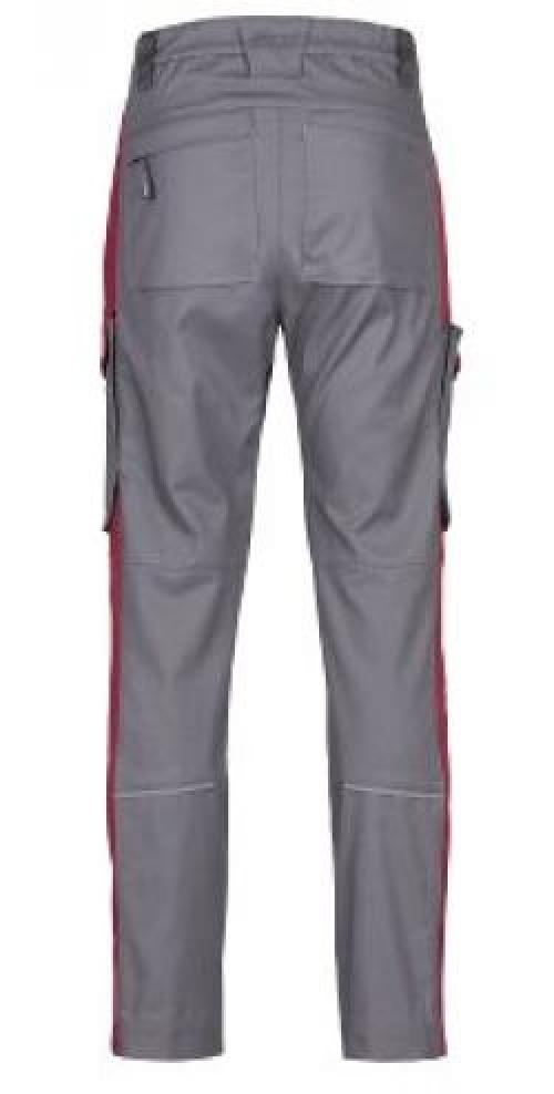 4PROTECT® Workwear Herren-Hose, grau/rot