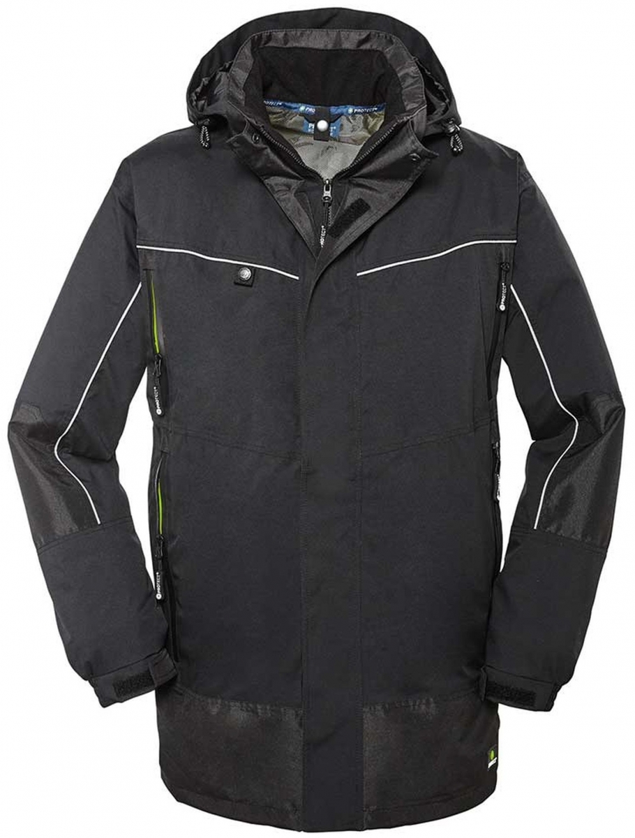 BIG-4-Protect-Wetterschutz-Jacke, PHILLY, schwarz