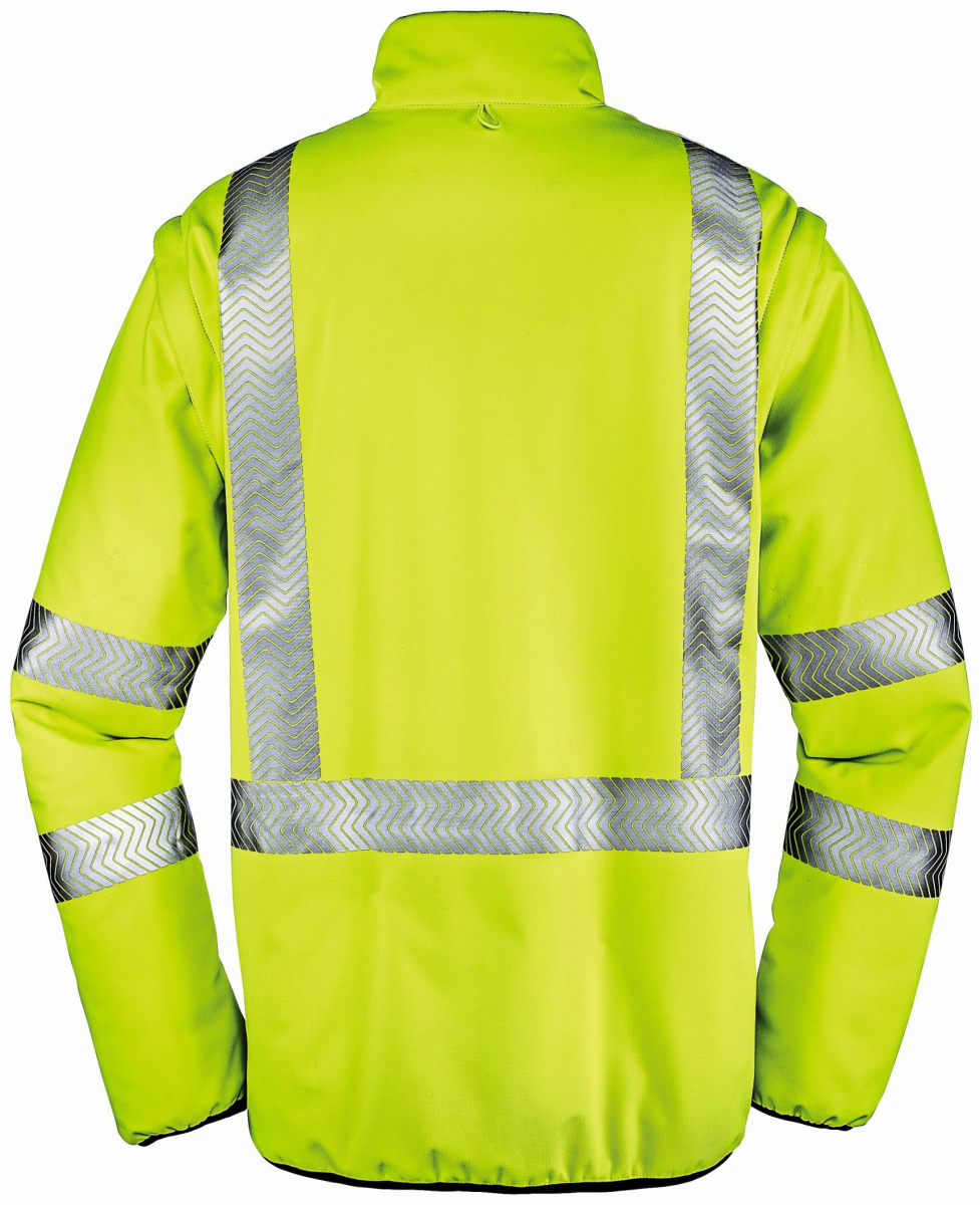 BIG-4-Protect-Warn-Wetterschutz-Jacke, Reno, leuchtgelb