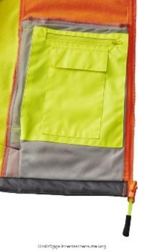 BIG-4-Protect-Warnschutz-Softshelljacke, Houston, leuchtgelb/leuchtorange/grau