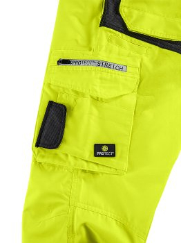 BIG-4-Protect-Warnschutz-Latzhose, Alabama, leuchtgelb/grau