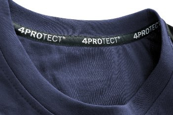 4PROTECT® Brand-T-Shirt, navy/schwarz