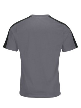 4PROTECT® Brand-T-Shirt, grau/schwarz