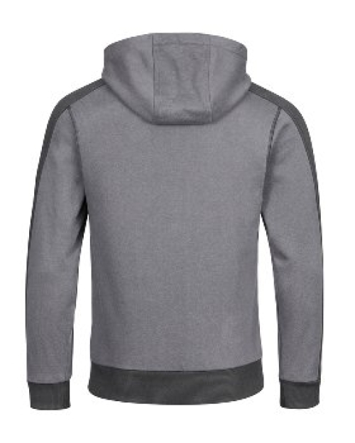 4PROTECT® Hoodie, grau/schwarz