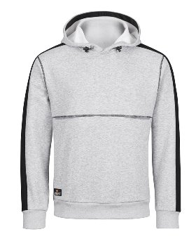 4PROTECT® Hoodie, melange/schwarz