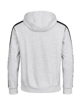 4PROTECT® Hoodie, melange/schwarz