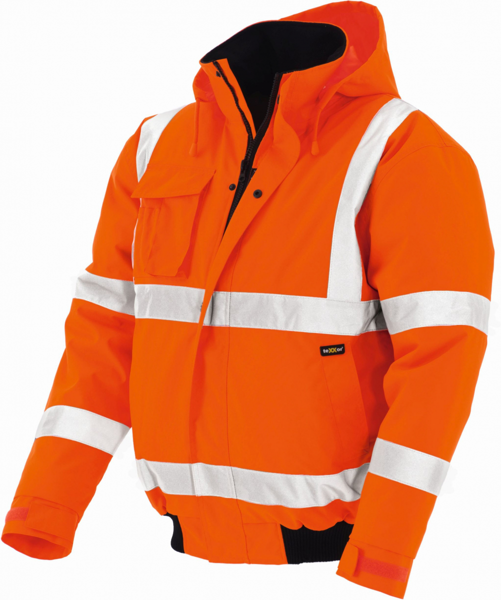 BIG-TEXXOR-Warnschutz-Pilotenjacke, Whistler, leuchtorange